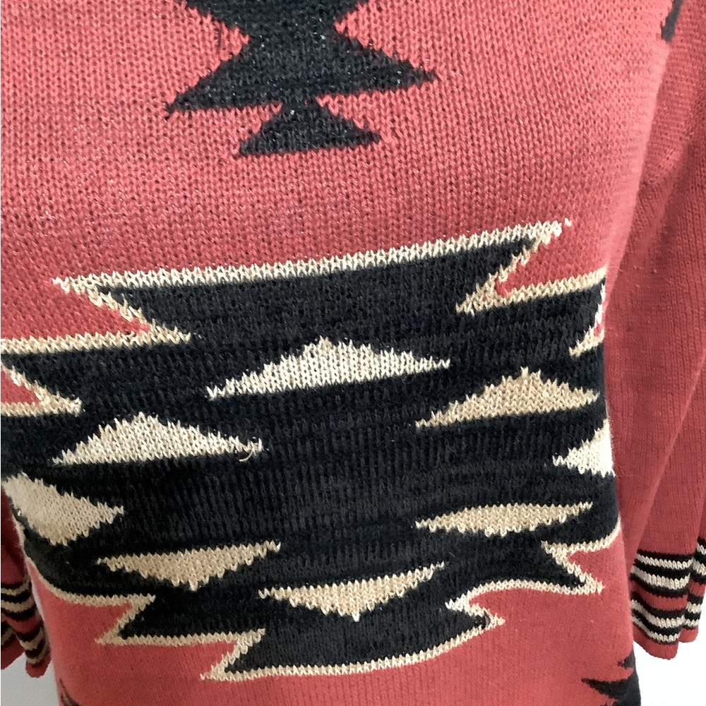 FASHIONABLE AZTEC DESIGN SWEATER - Picture 4 of 5
